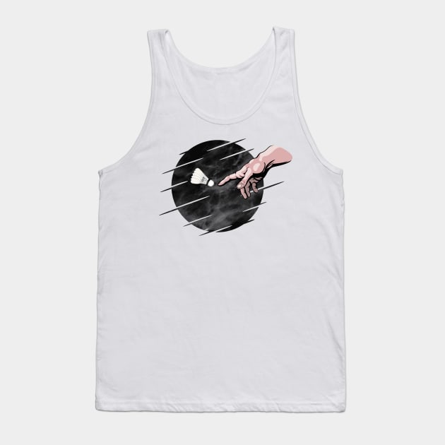 Badminton is a divine creation ! - Black Design Tank Top by Manikool